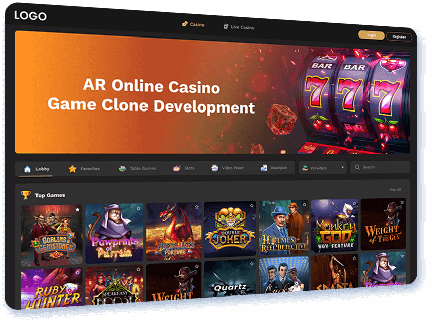 AR Online Casino Game Clone Development