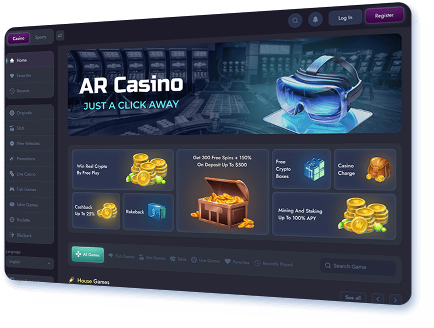 Custom AR Online Casino Game Development