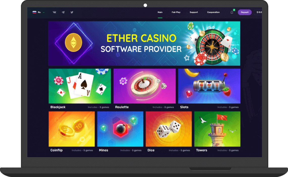 Ether Casino Software Provider