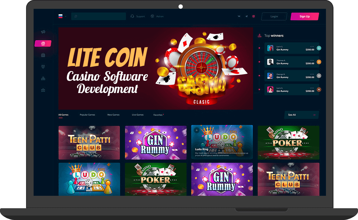 Lite Coin Casino Software Development