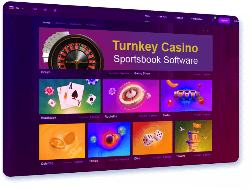 Turnkey Casino Sportsbook Software