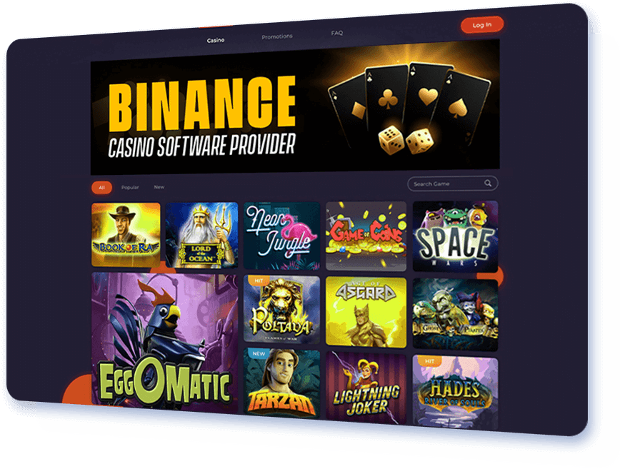 Binance Casino Software Provider