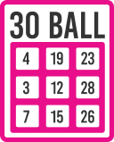 30 Ball Or Speed Bingo